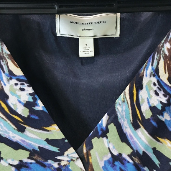 ANTHROPOLOGIE SILK OAK APPLE DRESS - Picture 6 of 8